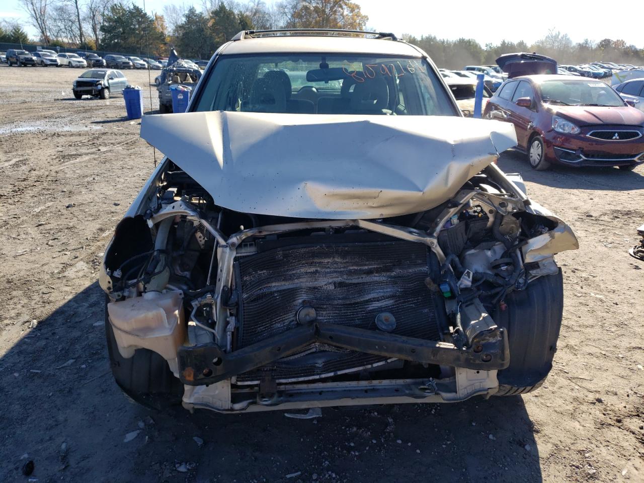 2004 Toyota RAV 4 VIN JTEGD20V140021516 Copart auction photo, front end damage thumbnail 5
