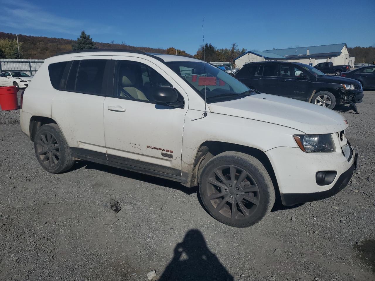 2017 Jeep Compass VIN 1C4NJDBBXHD168127 Copart auction photo, front end damage thumbnail 4