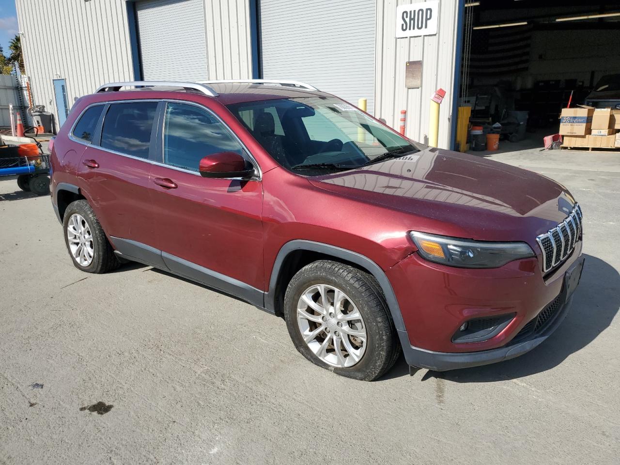 2019 Jeep Grand Cherokee VIN 1C4PJLCB6KD263812 Copart auction photo, side damage thumbnail 4