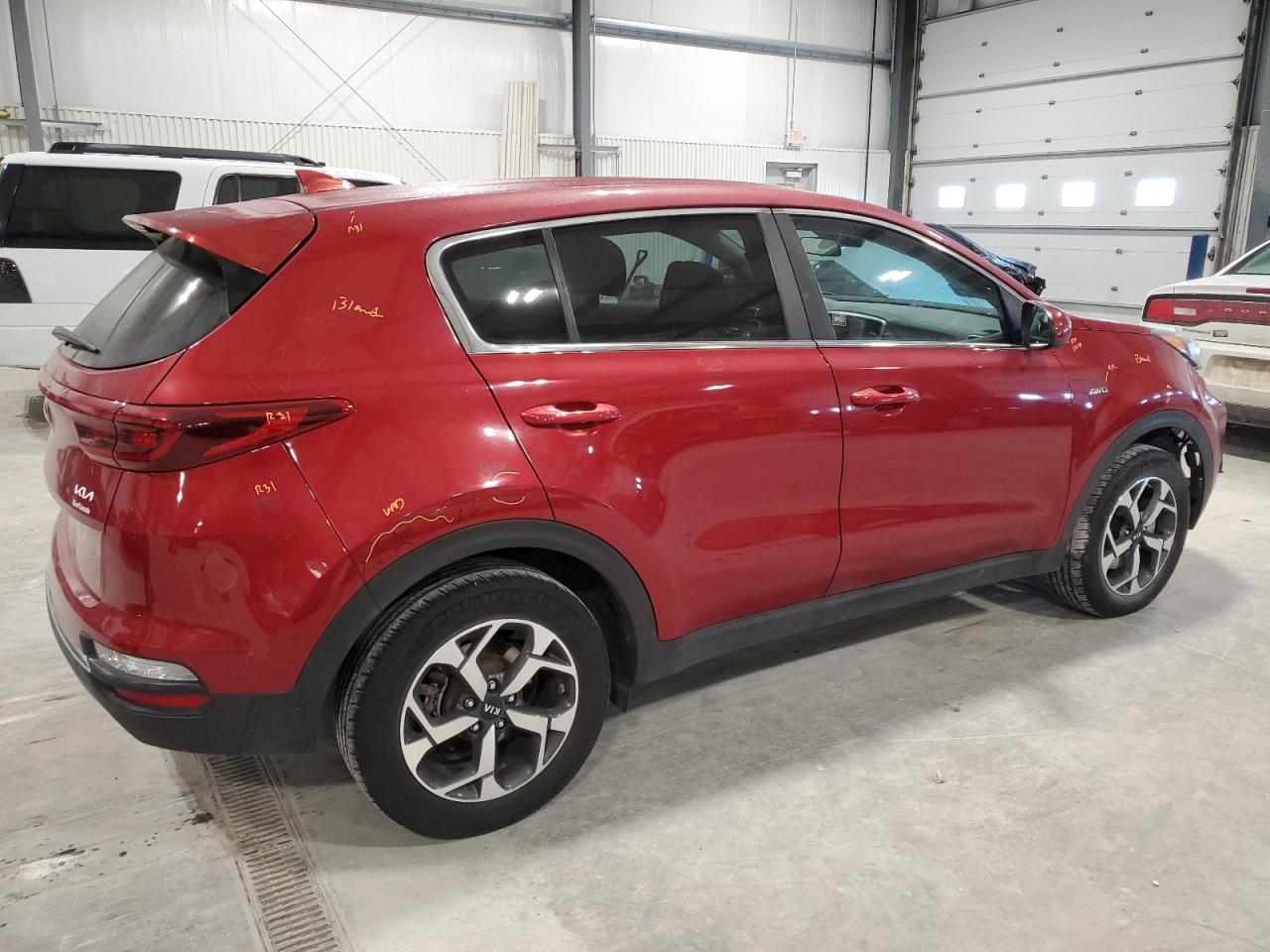 2020 KIA Sportage VIN KNDPMCAC0L7628990 Copart auction photo, front end damage thumbnail 3