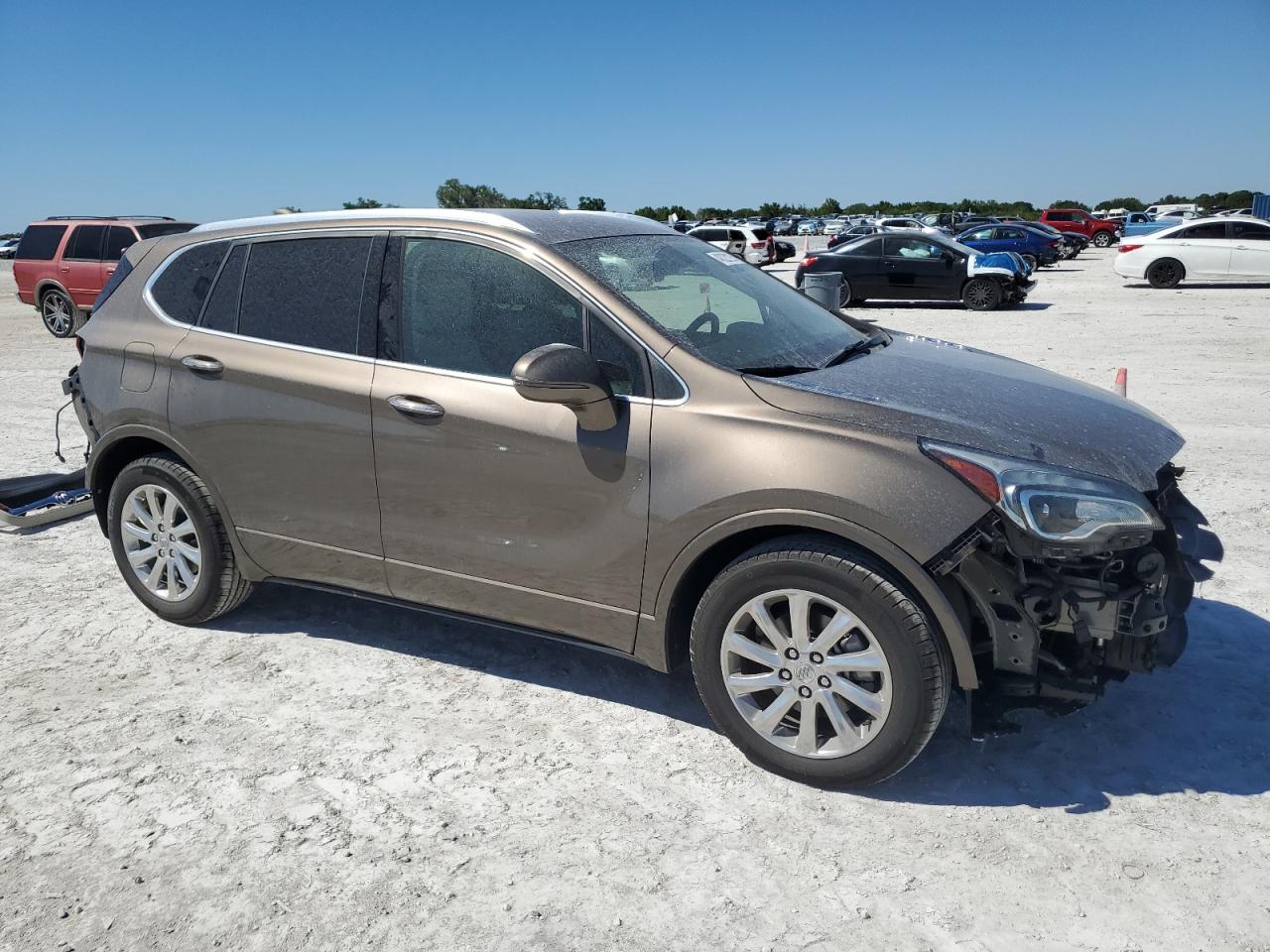 2019 Buick Envision VIN LRBFXCSA8KD021475 Copart auction photo, front end / rear end damage thumbnail 4