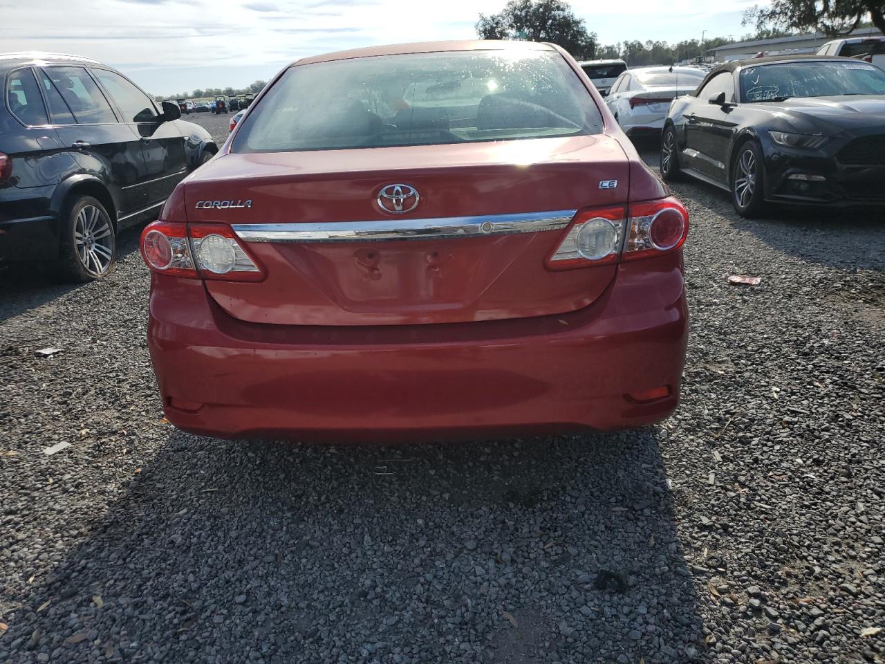2011 Toyota Corolla VIN JTDBU4EEXB9131279 Copart auction photo, front end / side damage thumbnail 6