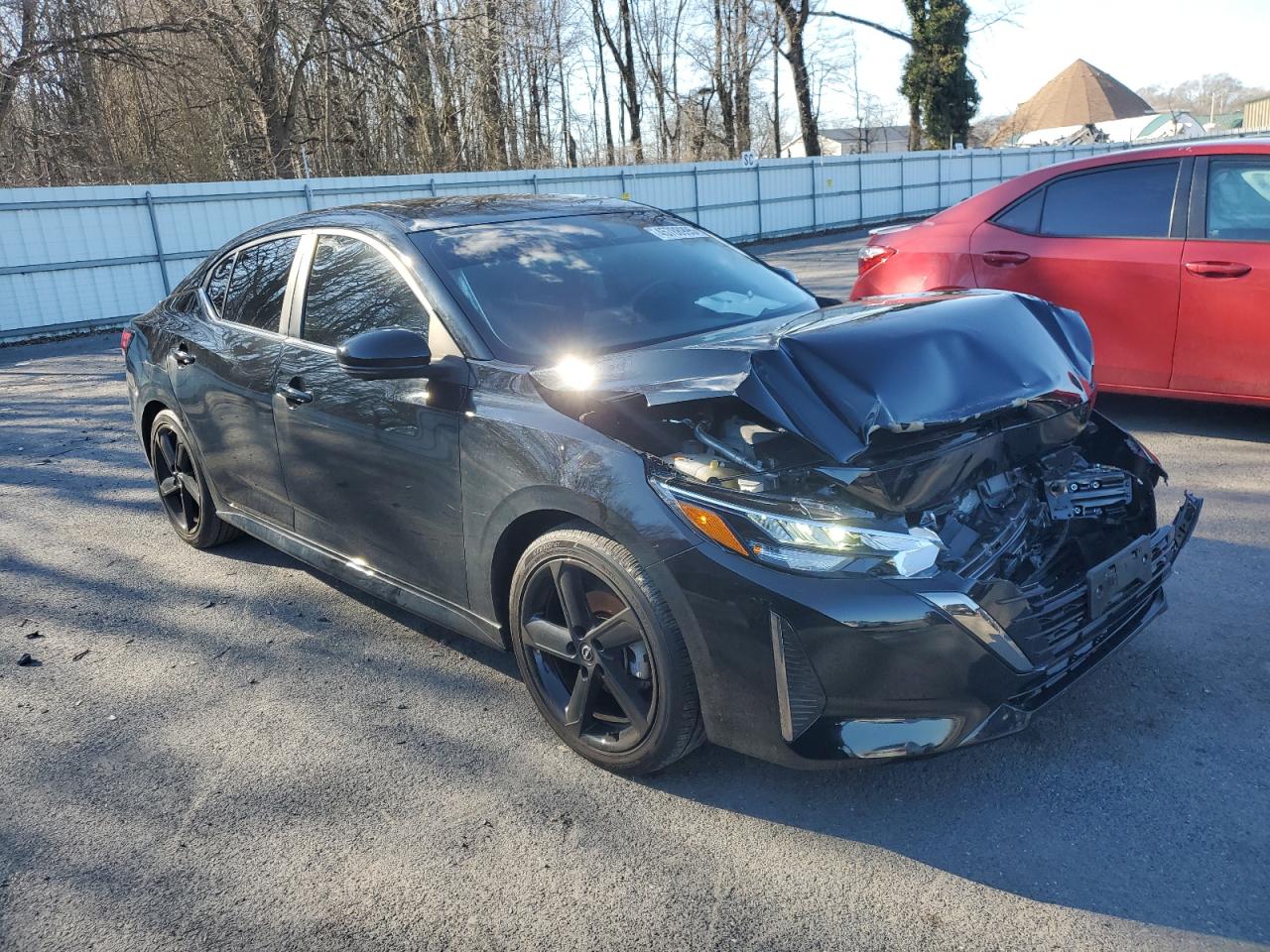2024 Nissan Sentra VIN 3N1AB8DV5RY296495 Copart auction photo, front end damage thumbnail 4
