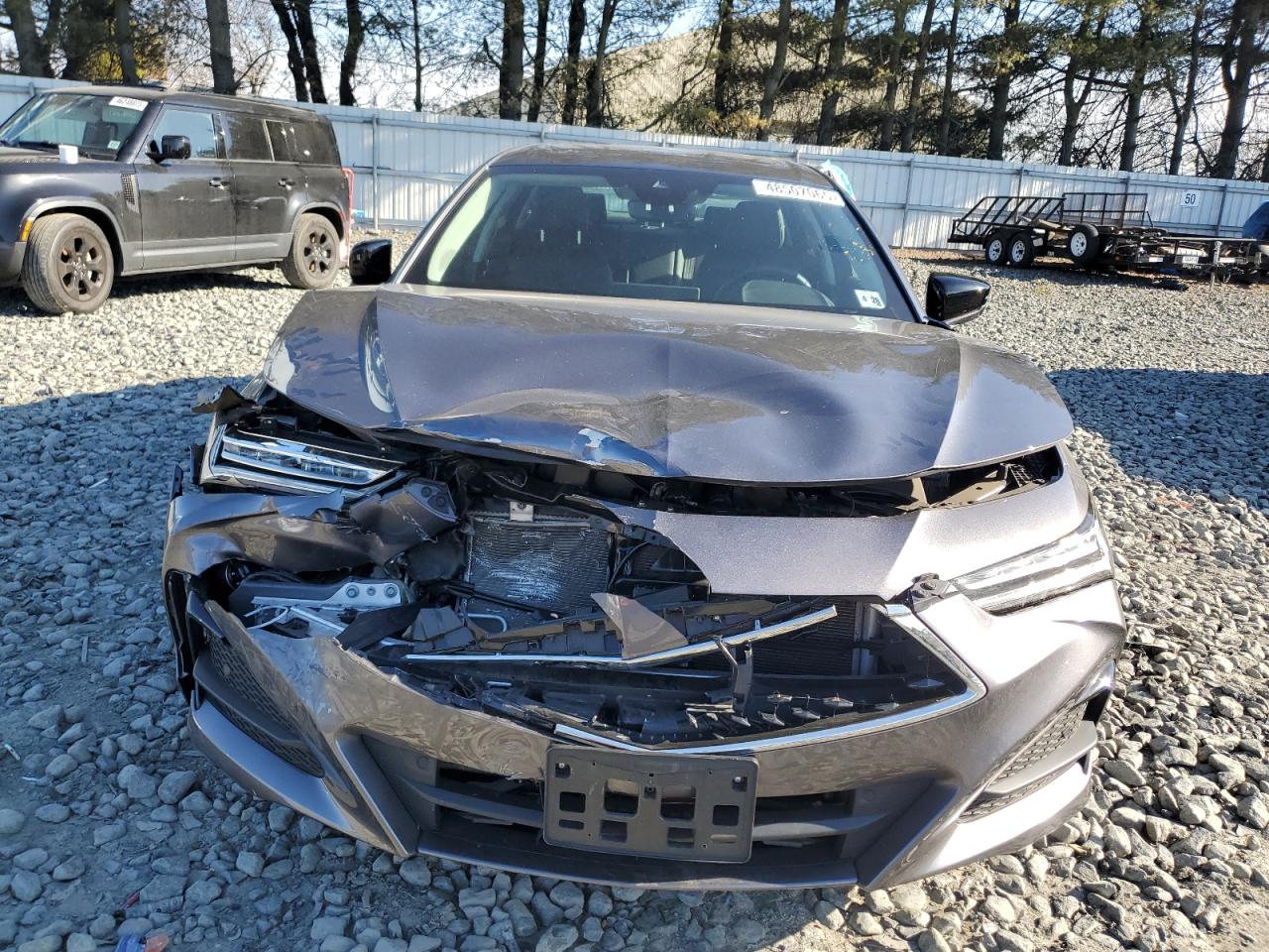 2023 Acura TLX VIN 19UUB5F34PA003838 Copart auction photo, front end damage thumbnail 5