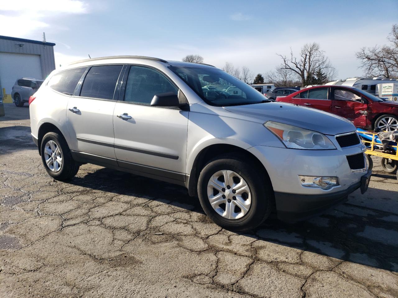2012 Chevrolet Traverse VIN 1GNKRFED6CJ409669 Copart auction photo, rear end damage thumbnail 4
