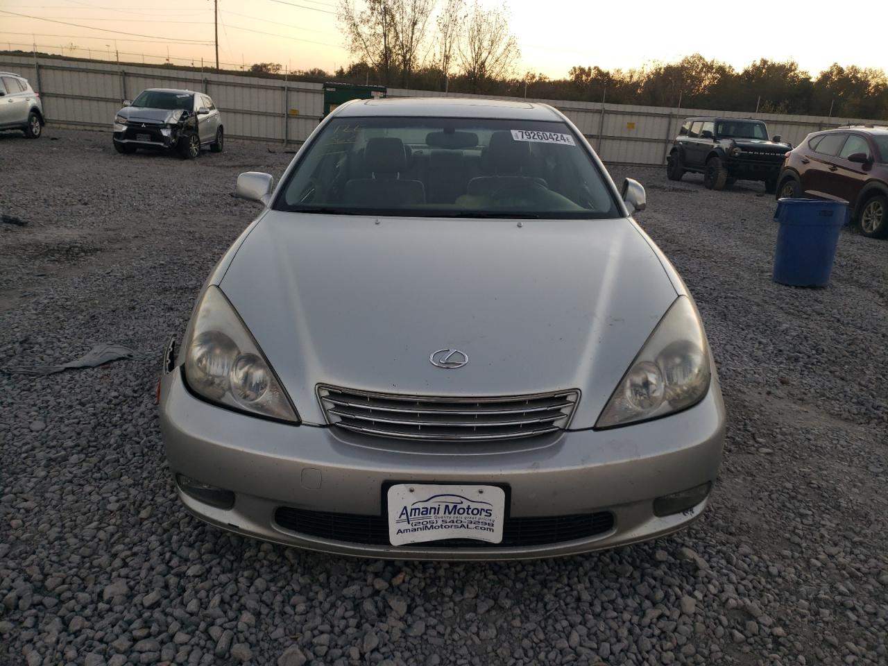 2003 Lexus ES VIN JTHBF30G535039162 Copart auction photo, front end damage thumbnail 5