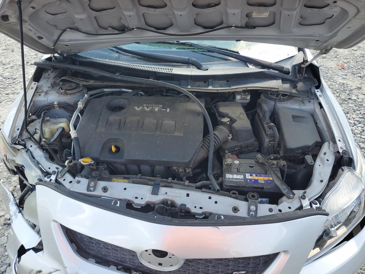 2010 Toyota Corolla VIN 2T1BU4EE7AC487004 Copart auction photo, front end damage thumbnail 11
