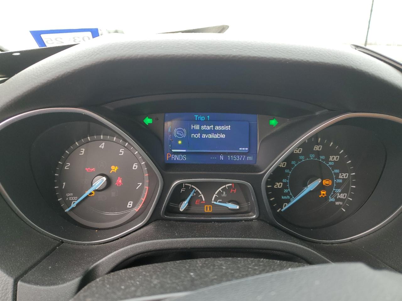 2014 Ford Focus VIN 1FADP3K27EL113341 Copart auction photo, all over damage thumbnail 9