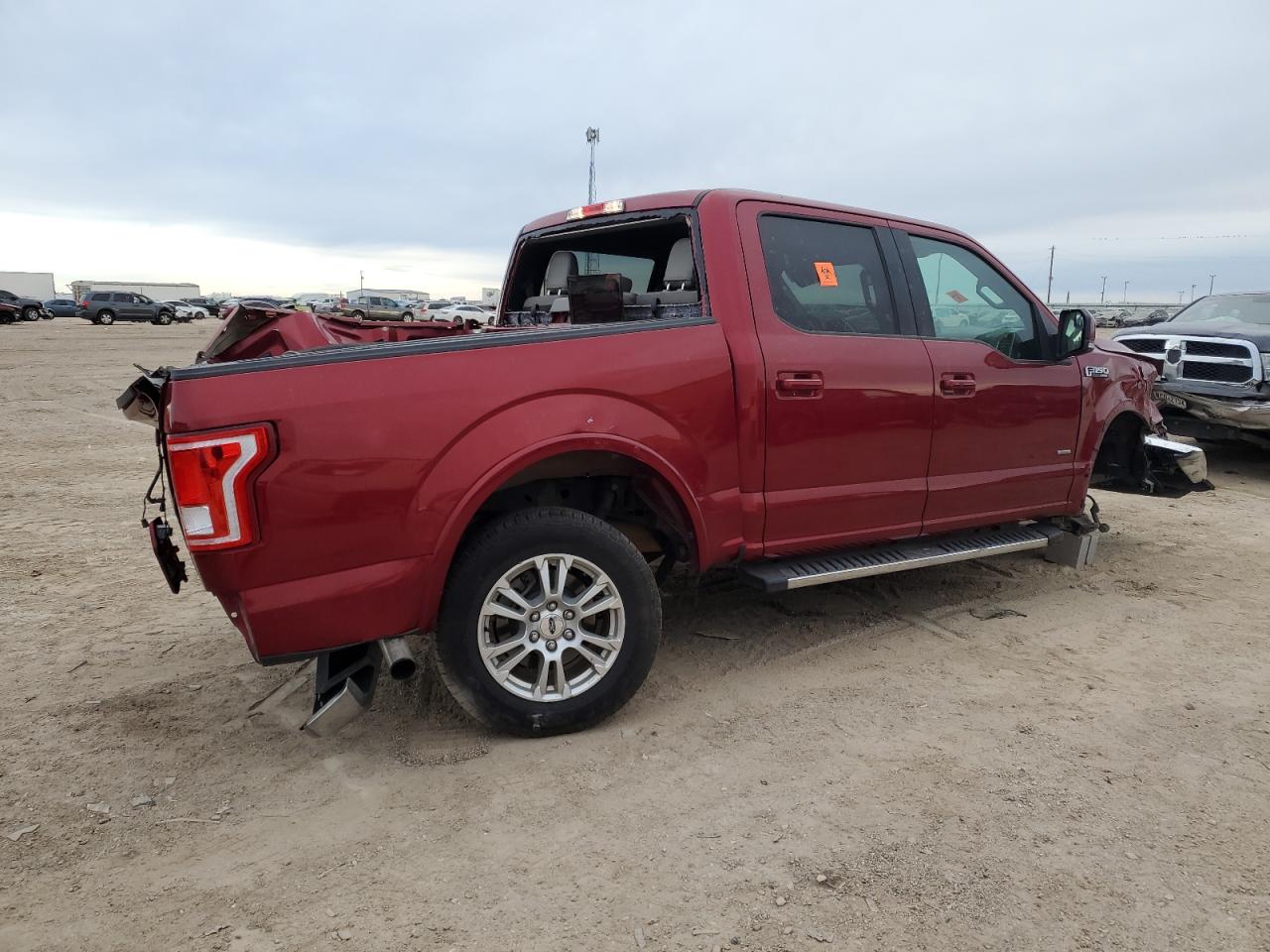 2015 Ford F-150 VIN 1FTEW1CG4FKD09129 Copart auction photo, all over damage thumbnail 3