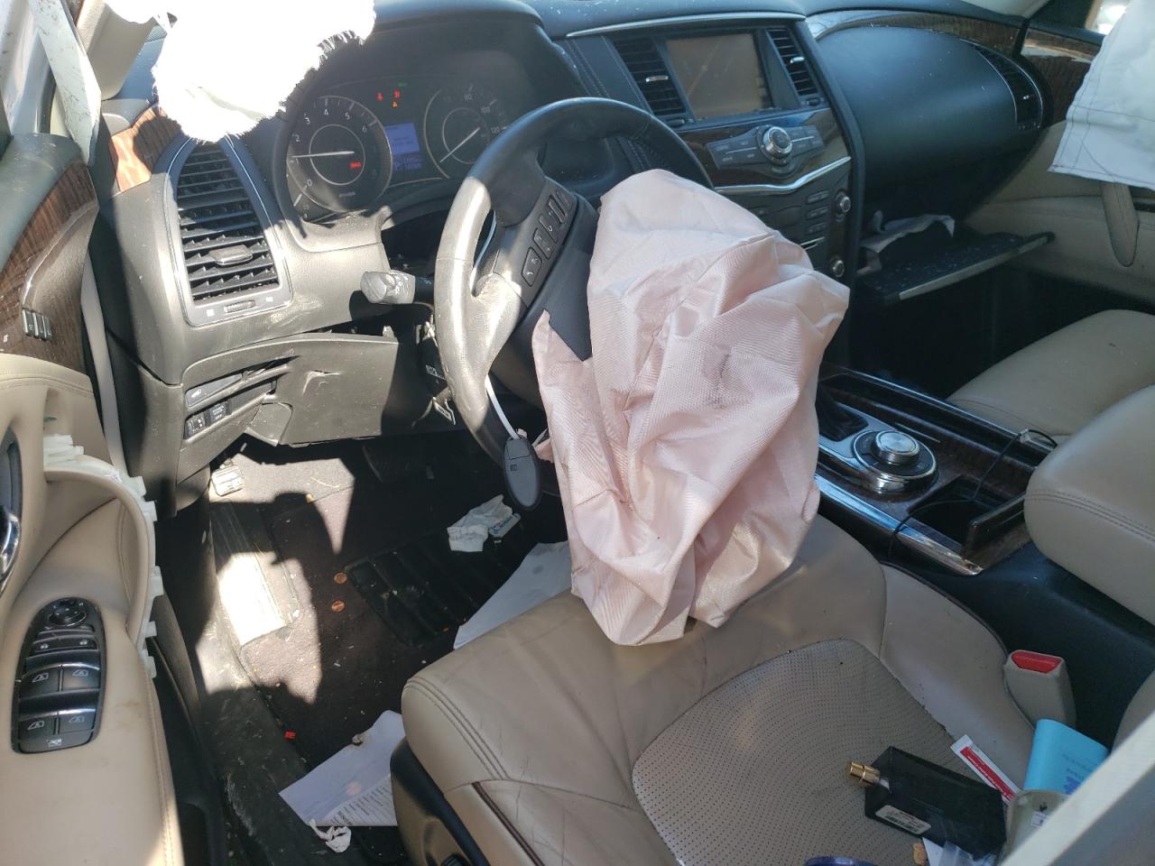 2017 Nissan Armada VIN JN8AY2NC1H9502443 Copart auction photo, all over / mechanical damage thumbnail 8