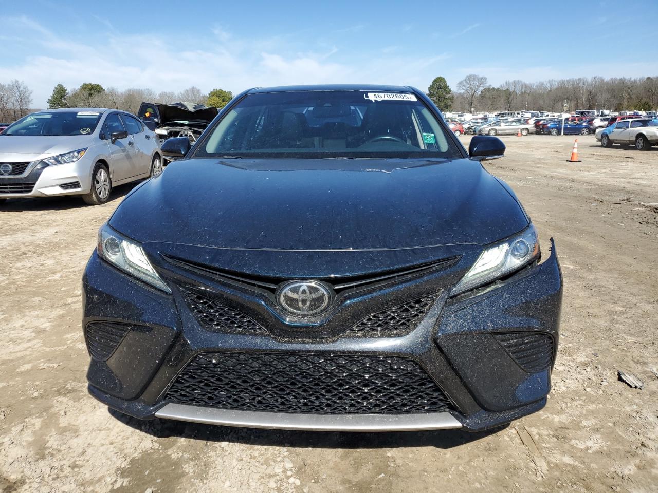 2018 Toyota Camry VIN 4T1B61HK8JU515126 Copart auction photo, front end damage thumbnail 5