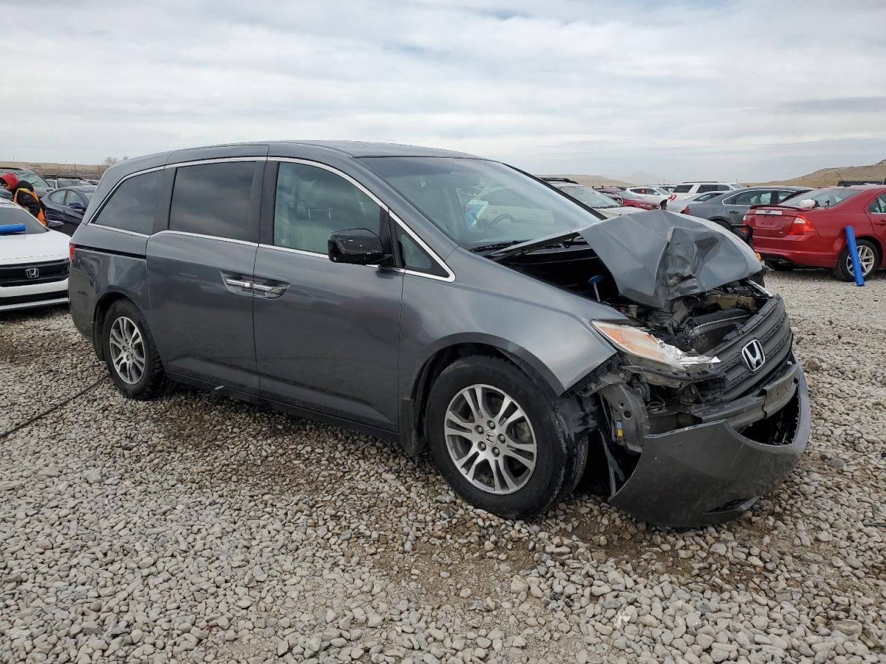 2011 Honda Odyssey VIN 5FNRL5H64BB033589 Copart auction photo, front end damage thumbnail 4