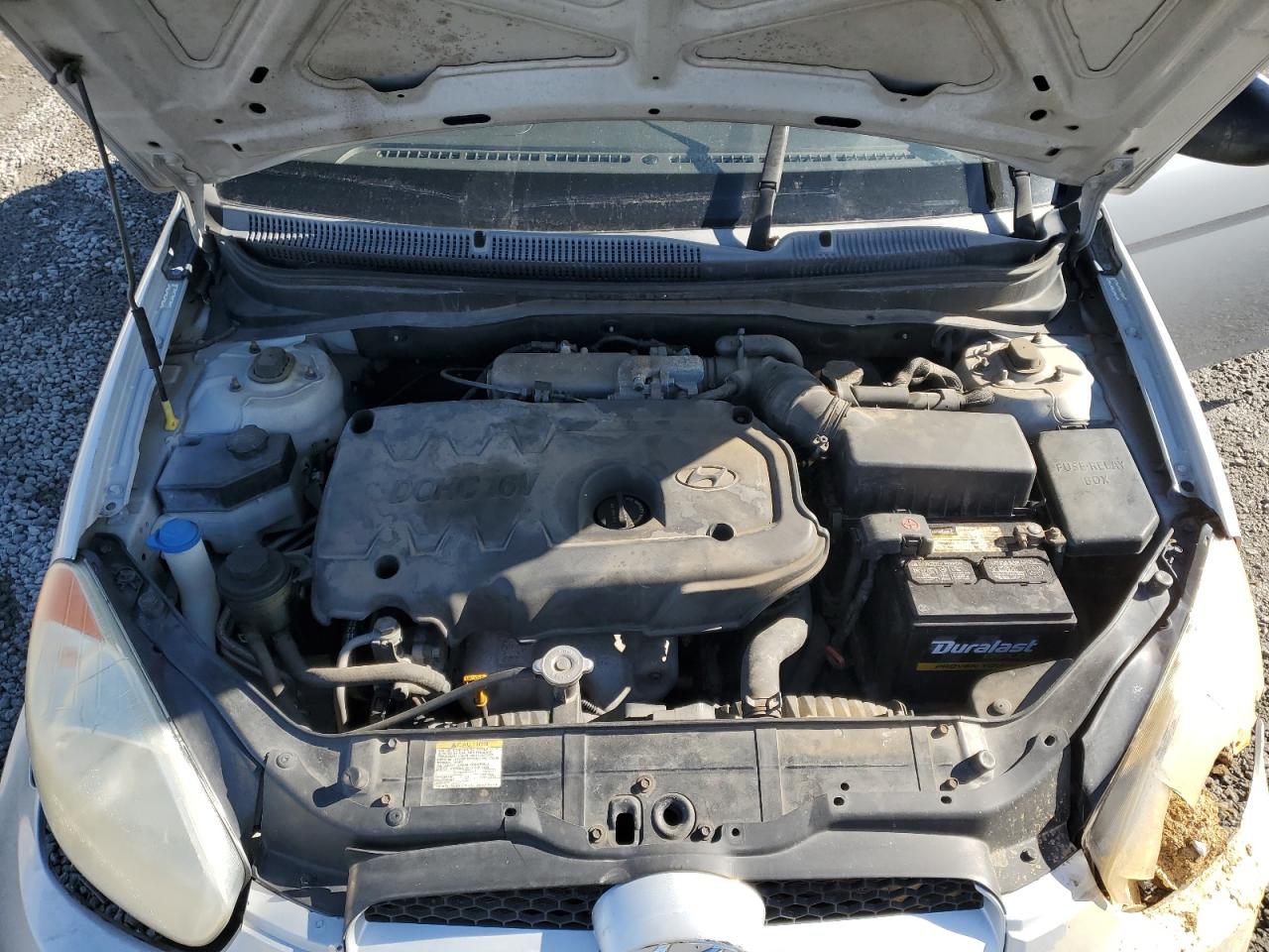2008 Hyundai Accent VIN KMHCM36C08U098550 Copart auction photo, all over damage thumbnail 12