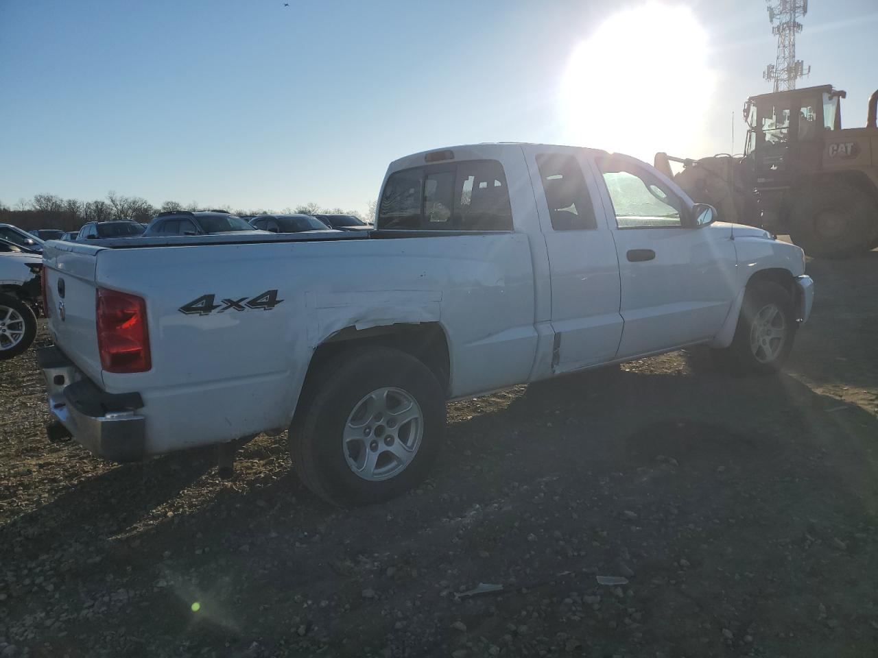 2006 Dodge Dakota VIN 1D7HW42KX6S716639 Copart auction photo, all over damage thumbnail 3