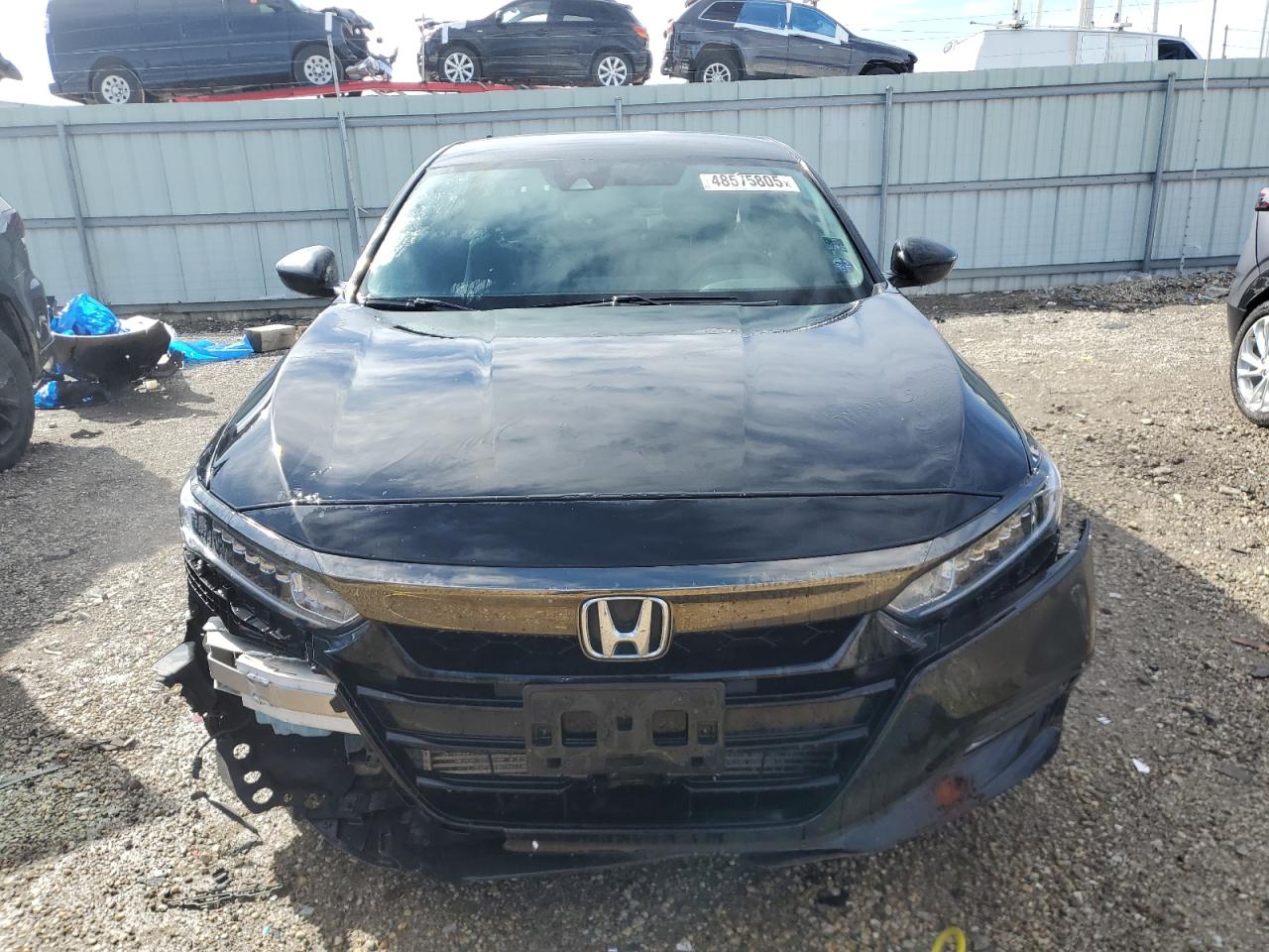 2018 Honda Accord VIN 1HGCV1F31JA060713 Copart auction photo, front end / rear end damage thumbnail 5