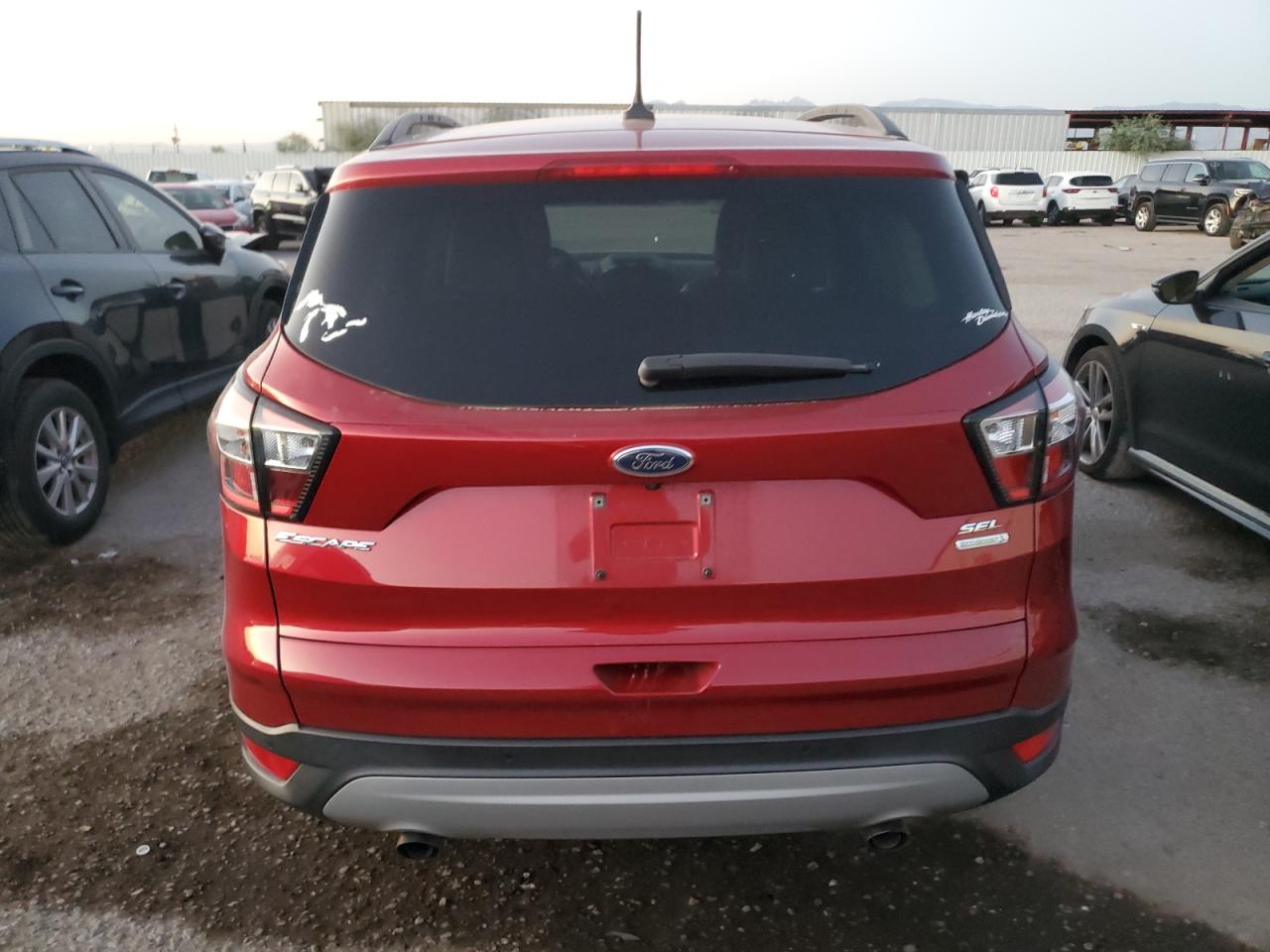 2018 Ford Escape VIN 1FMCU0HD6JUA24429 Copart auction photo, front end / mechanical damage thumbnail 6