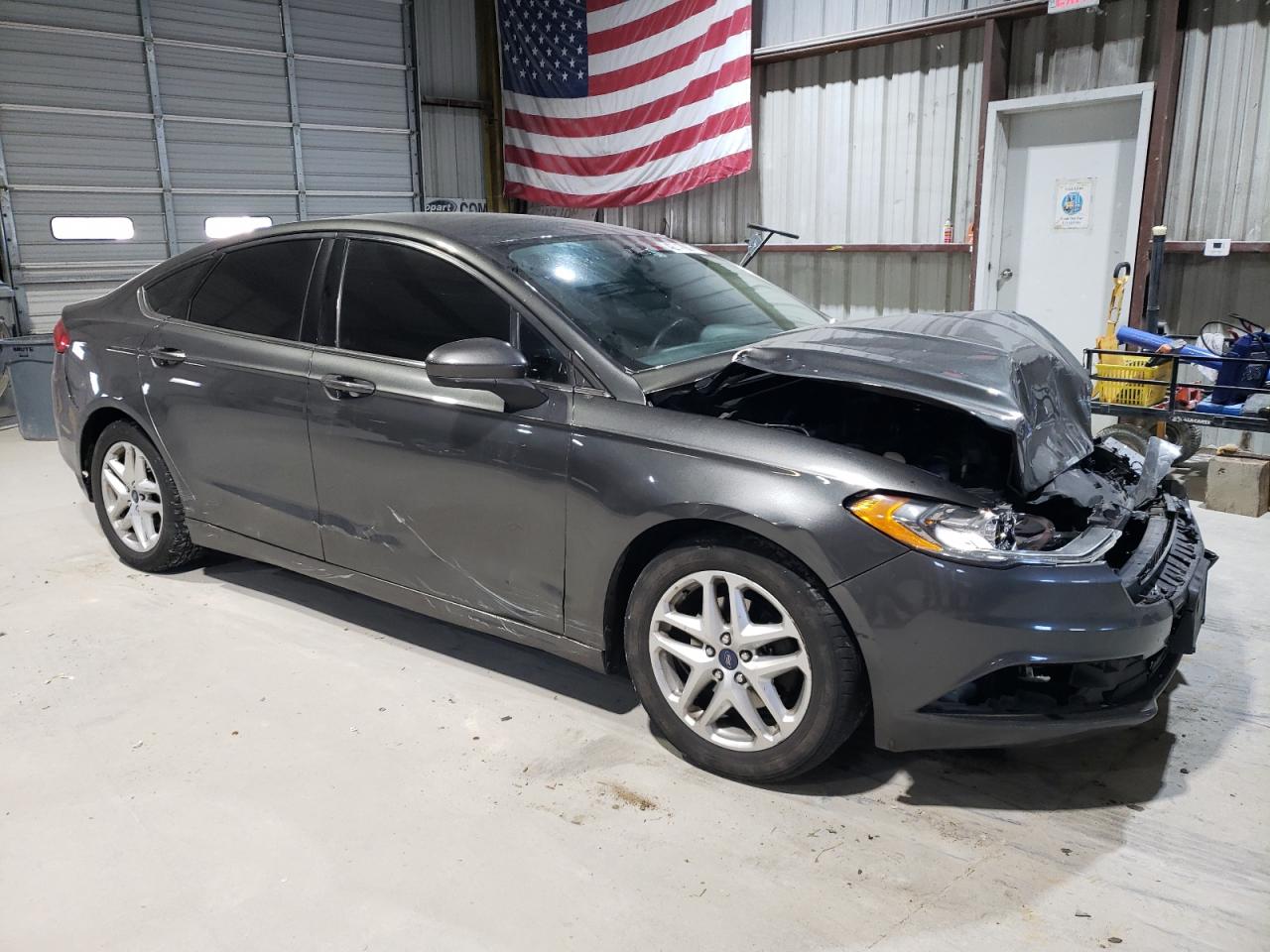2017 Ford Fusion VIN 3FA6P0H76HR319170 Copart auction photo, front end / side damage thumbnail 4