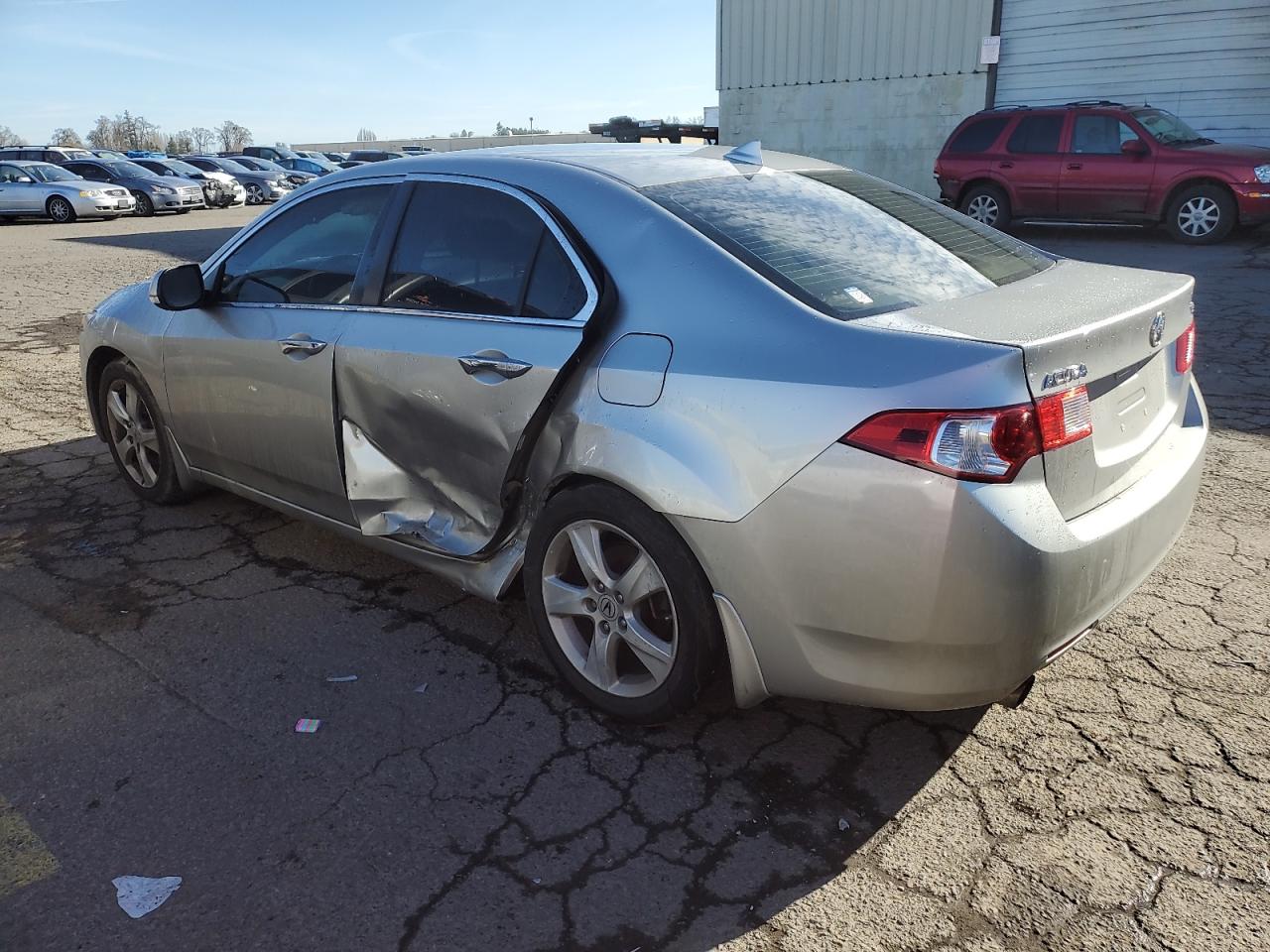 2009 Acura TSX VIN JH4CU26649C003499 Copart auction photo, undercarriage / side damage thumbnail 2