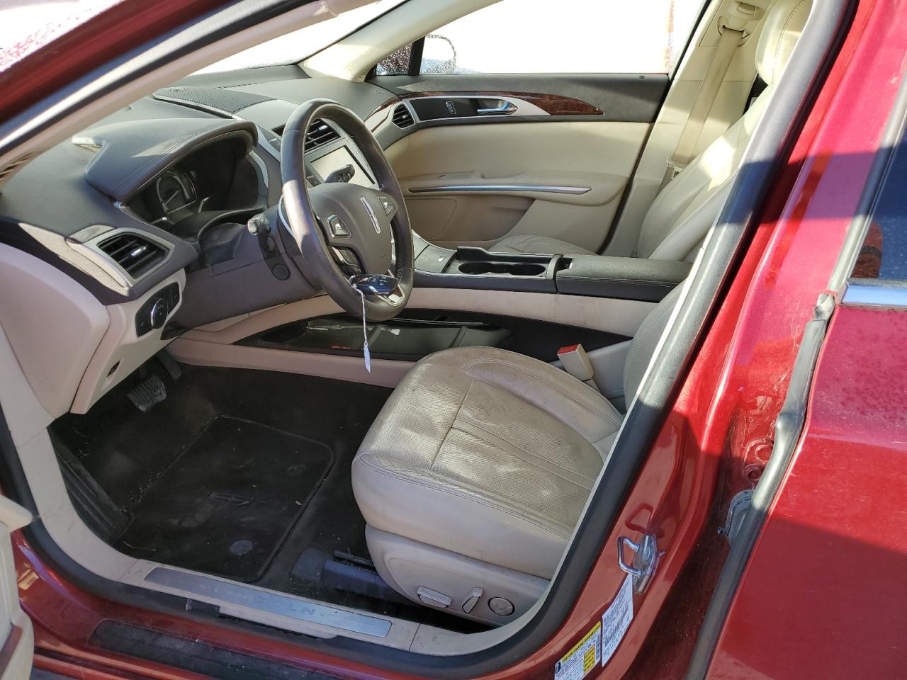 2015 Lincoln MKZ VIN 3LN6L2LU4FR628661 Copart auction photo, front end damage thumbnail 7
