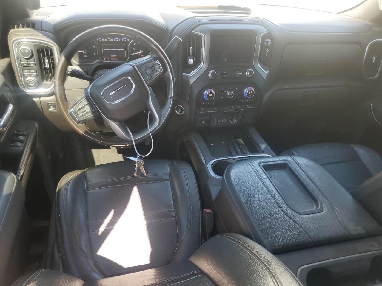 2021 GMC Sierra VIN 1GT49REY2MF123232 Copart auction photo, front end / side damage thumbnail 8