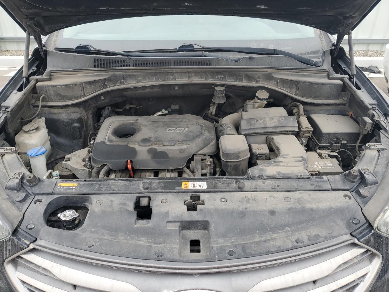 2017 Hyundai Santa Fe VIN 5NMZT3LB4HH022057 Copart auction photo, rear end damage thumbnail 13