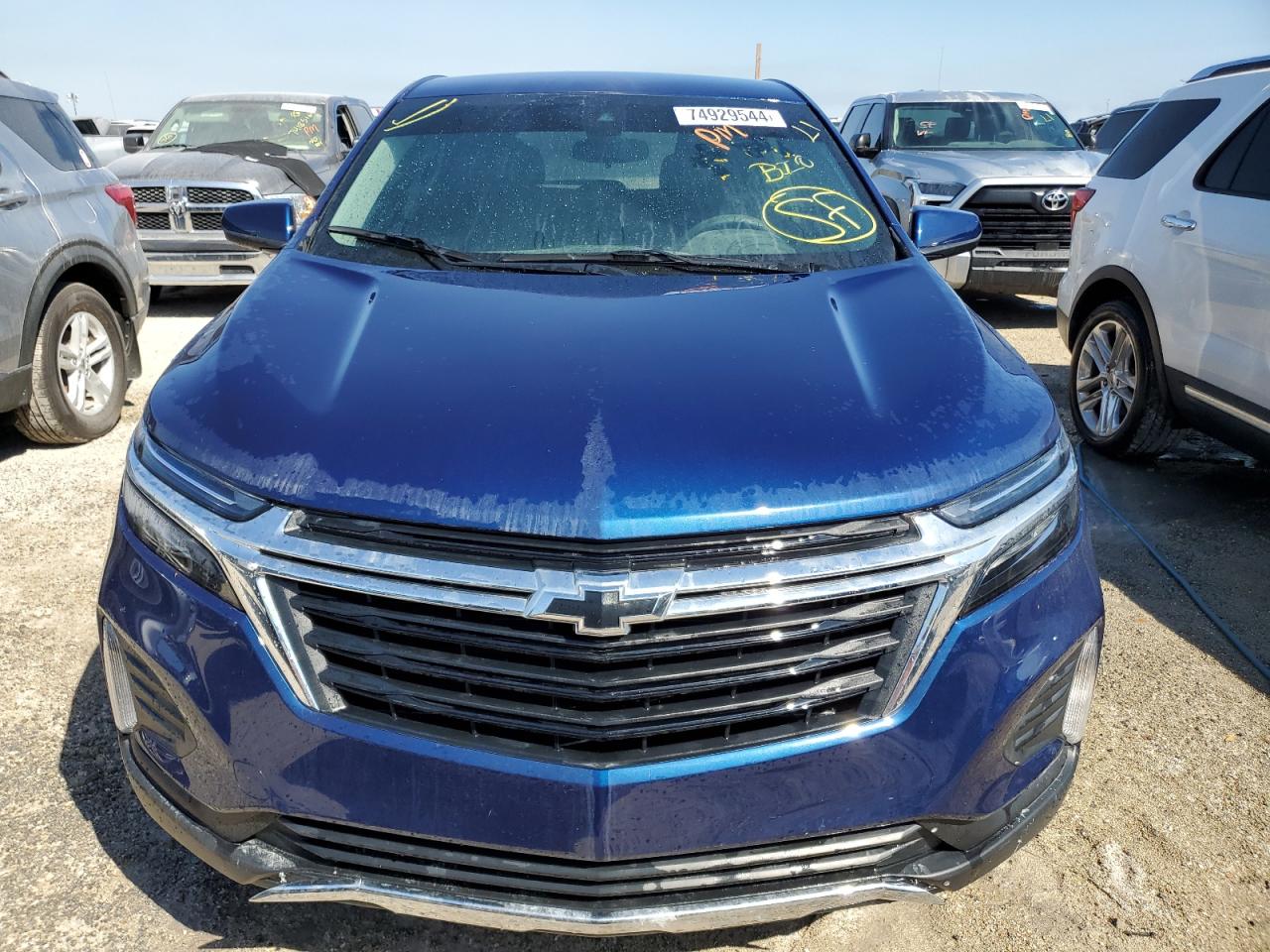 2022 Chevrolet Equinox VIN 3GNAXKEV8NL307627 Copart auction photo, water/flood damage thumbnail 5
