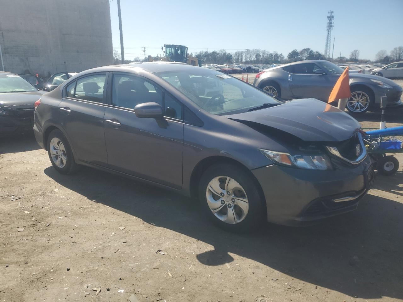 2015 Honda Civic VIN 19XFB2F50FE702130 Copart auction photo, front end / minor dent/scratches damage thumbnail 4