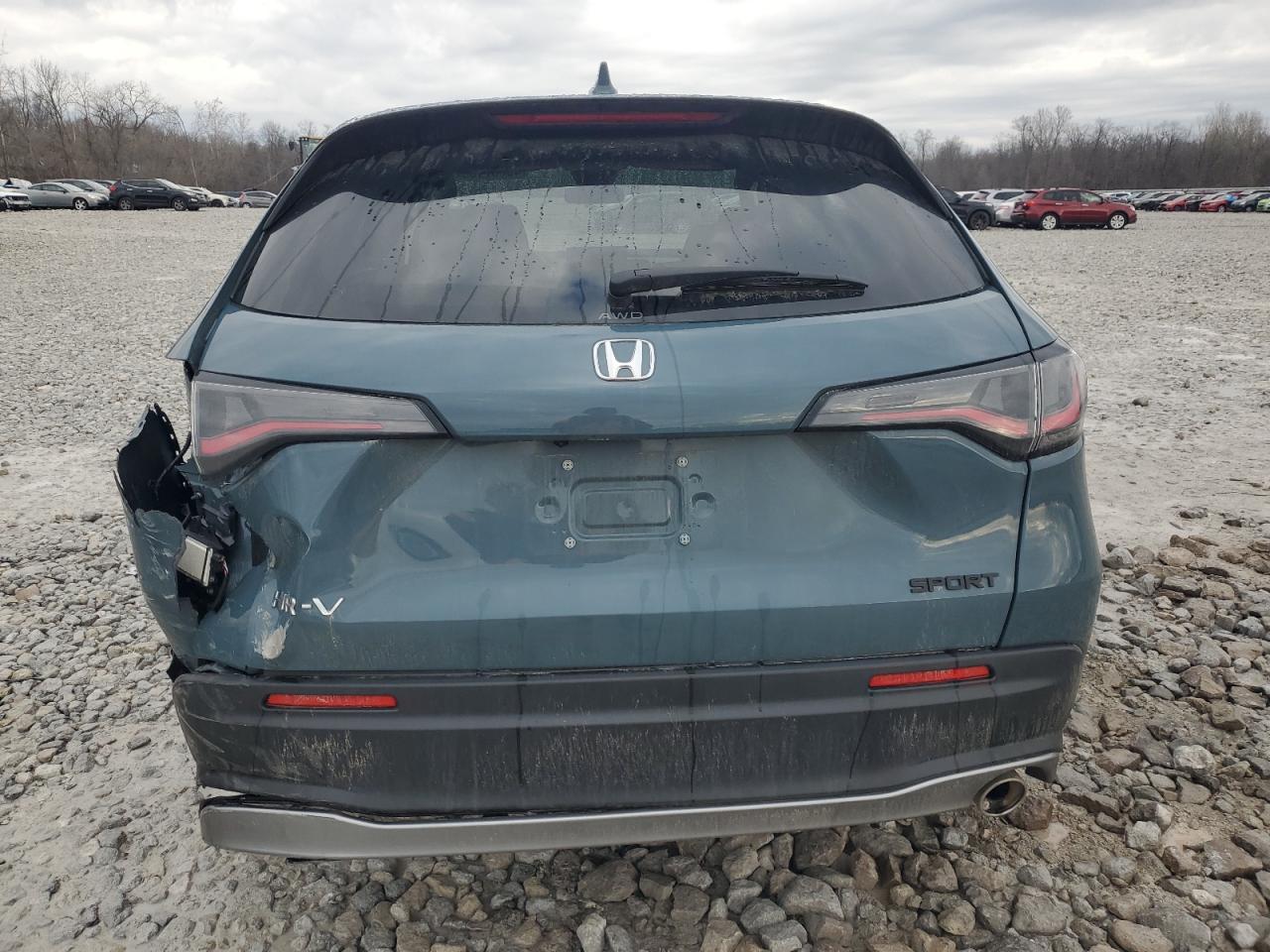 2024 Honda HR-V VIN 3CZRZ2H58RM719641 Copart auction photo, side / rear end damage thumbnail 6