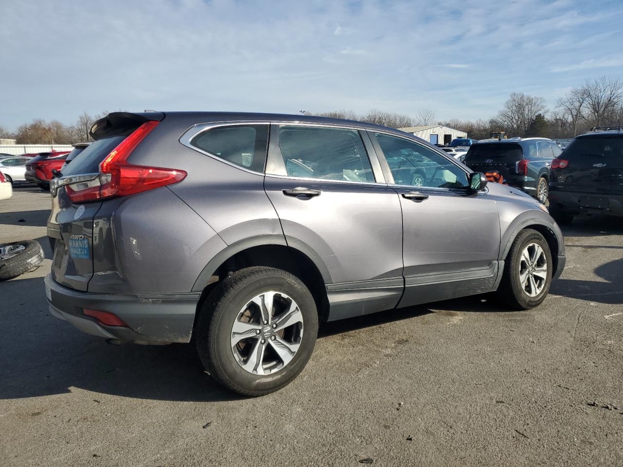 2019 Honda CR-V VIN 2HKRW6H38KH221861 Copart auction photo, all over / mechanical damage thumbnail 3