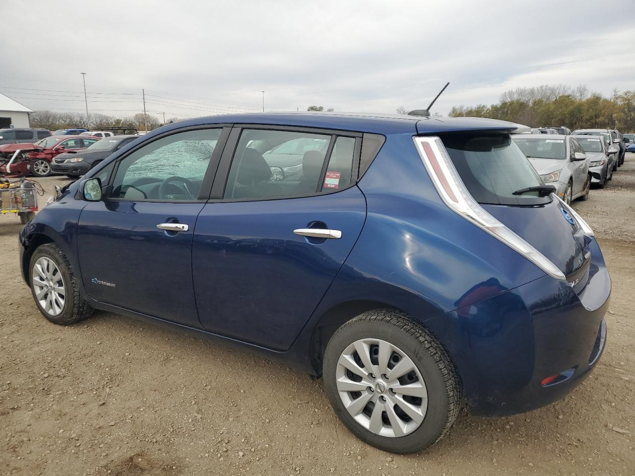 2016 Nissan Leaf VIN 1N4AZ0CP9GC306275 Copart auction photo, front end / top/roof damage thumbnail 2