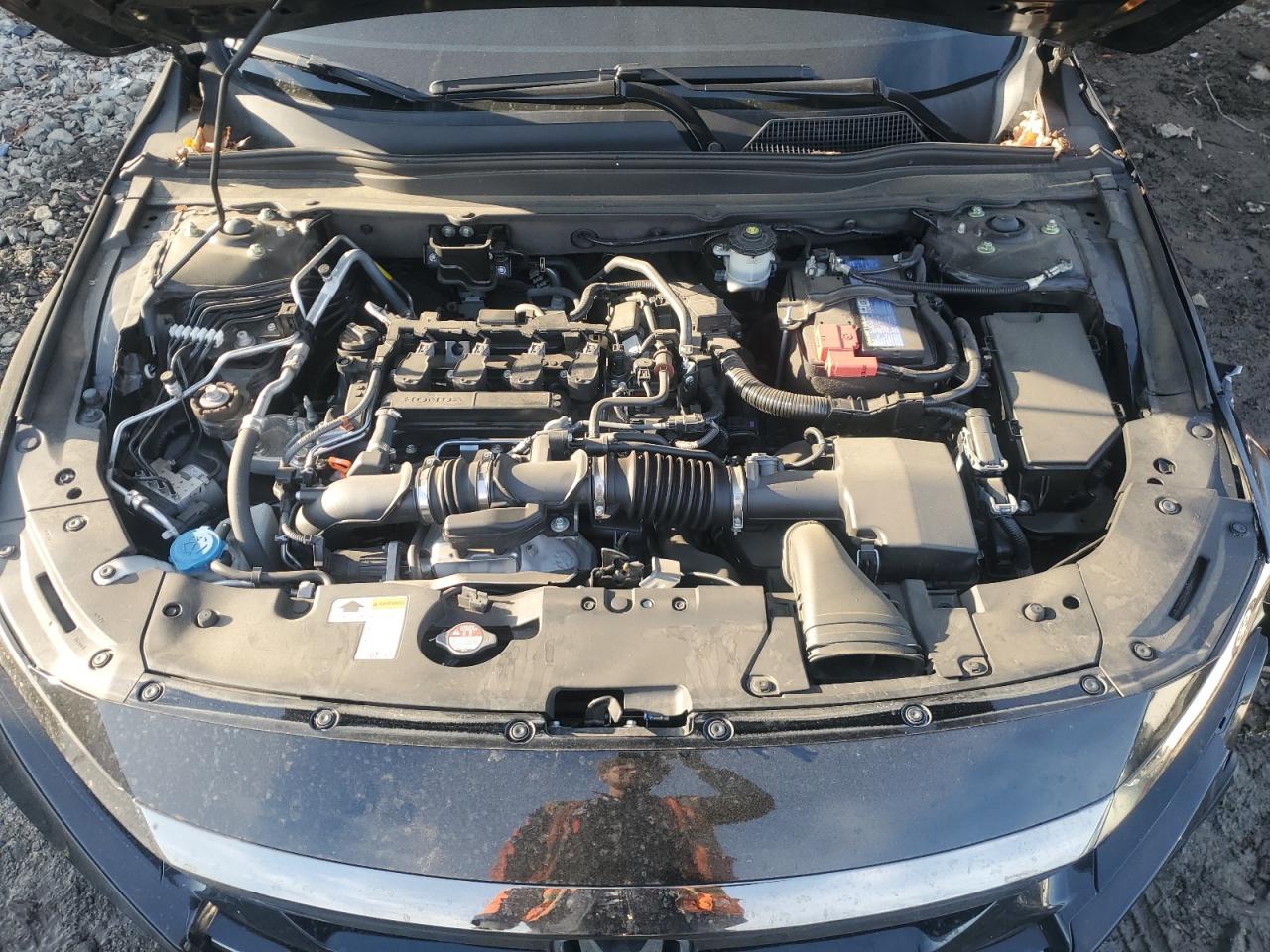 2022 Honda Accord VIN 1HGCV1F45NA015711 Copart auction photo, all over damage thumbnail 13