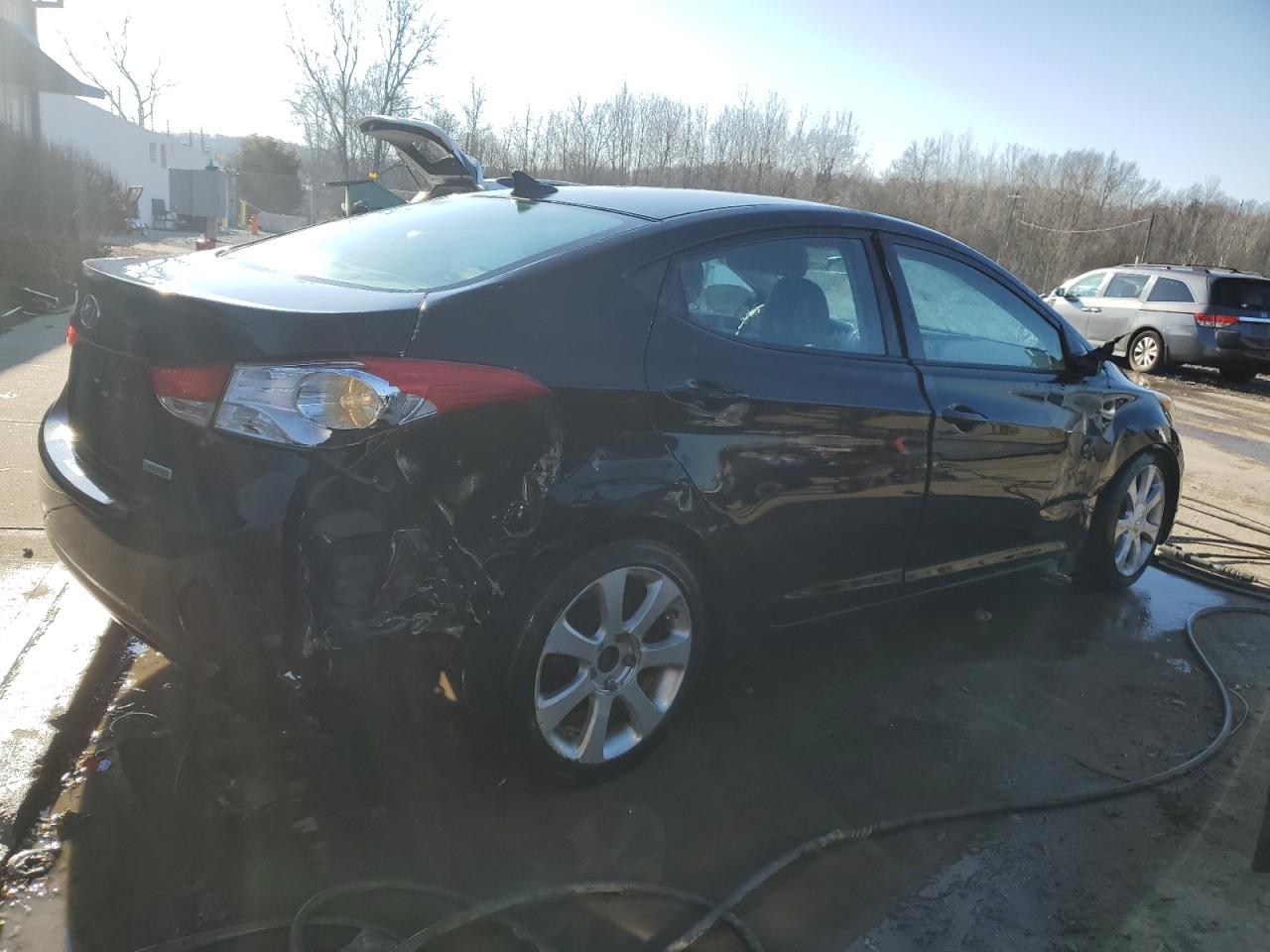 2013 Hyundai Elantra VIN 5NPDH4AE1DH327494 Copart auction photo, all over / minor dent/scratches damage thumbnail 3