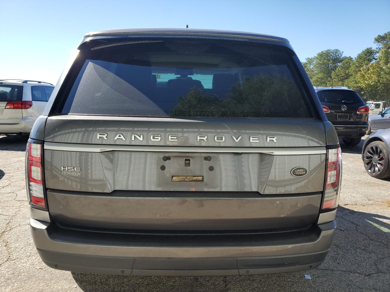 2015 Land Rover Range Rover VIN SALGS2VF6FA239372 Copart auction photo, front end damage thumbnail 6