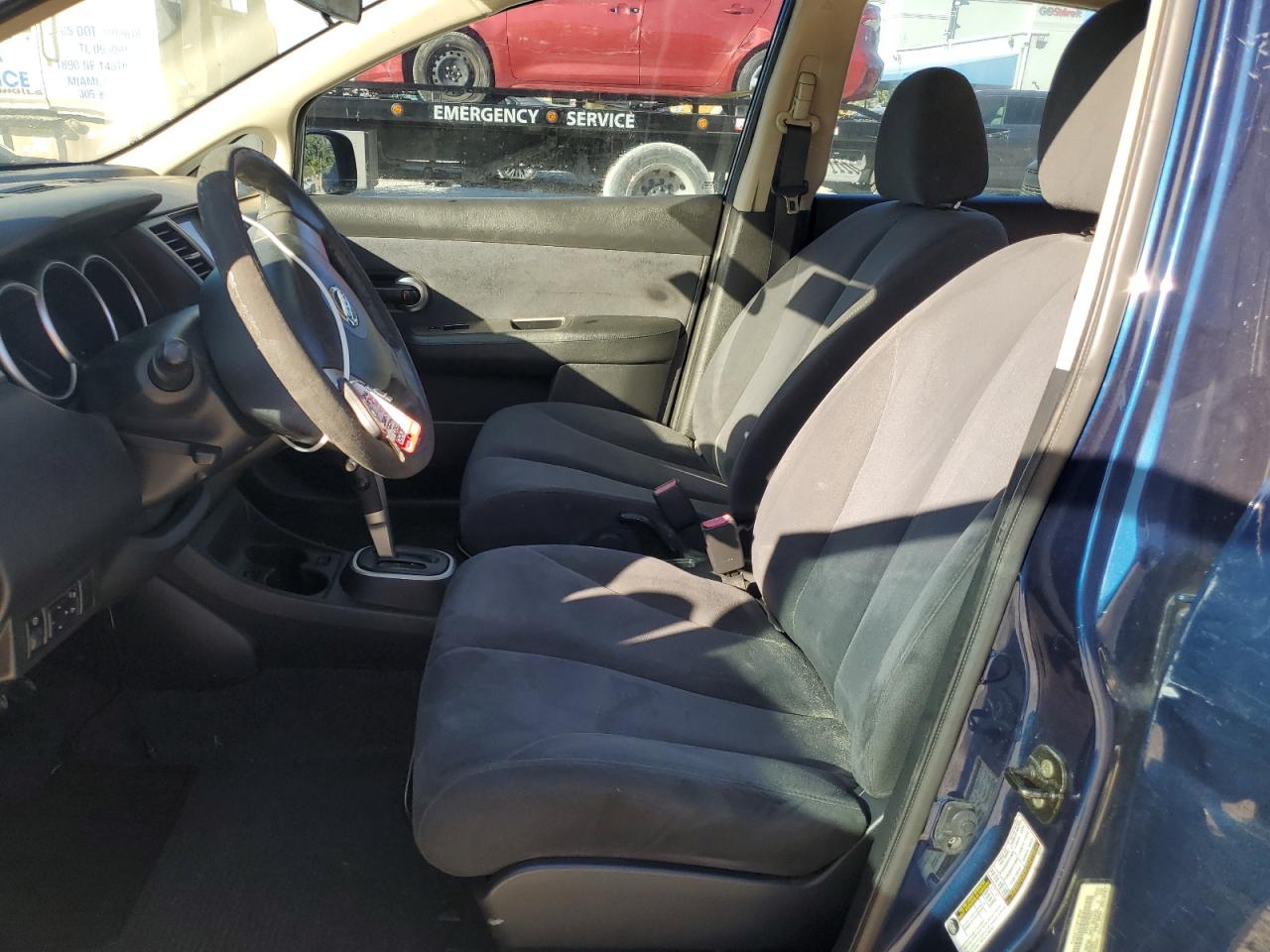 2007 Nissan Versa VIN 3N1BC13E37L395451 Copart auction photo, side / minor dent/scratches damage thumbnail 7