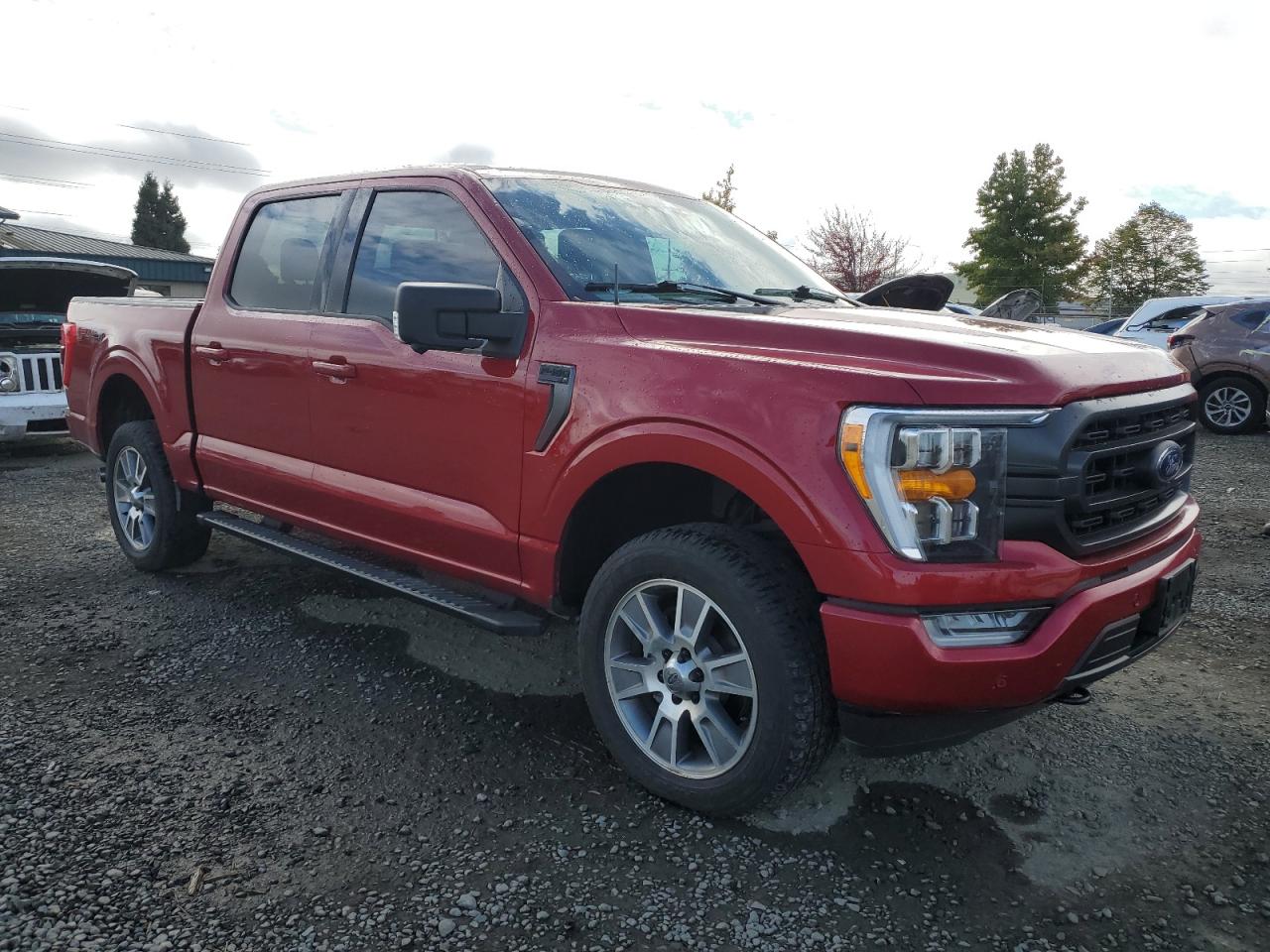 2021 Ford F-150 VIN 1FTFW1E81MKD01853 Copart auction photo, front end damage thumbnail 4