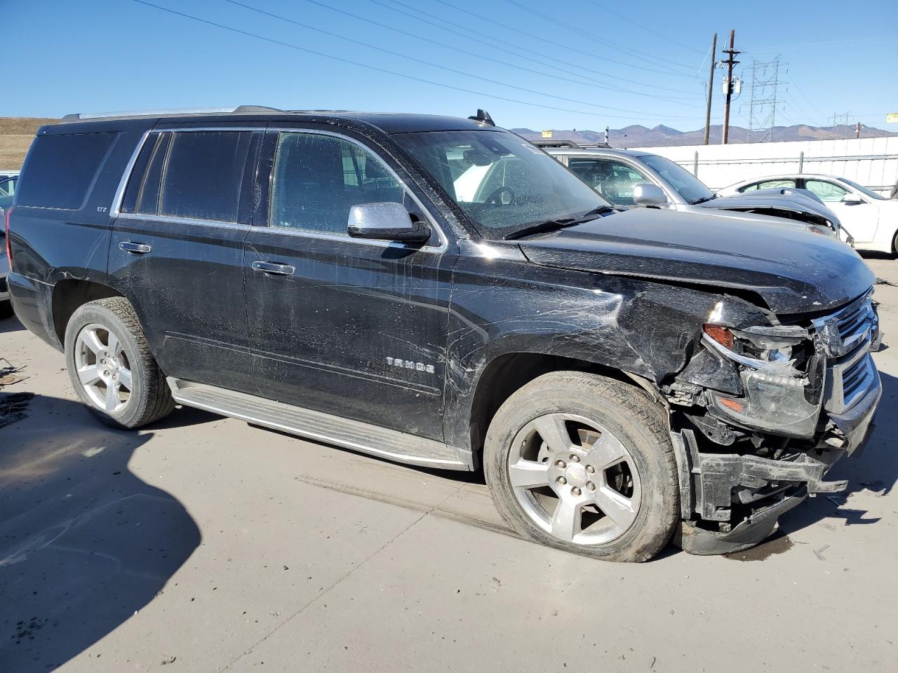 2016 Chevrolet Tahoe VIN 1GNSKCKC7GR375862 Copart auction photo, front end damage thumbnail 4