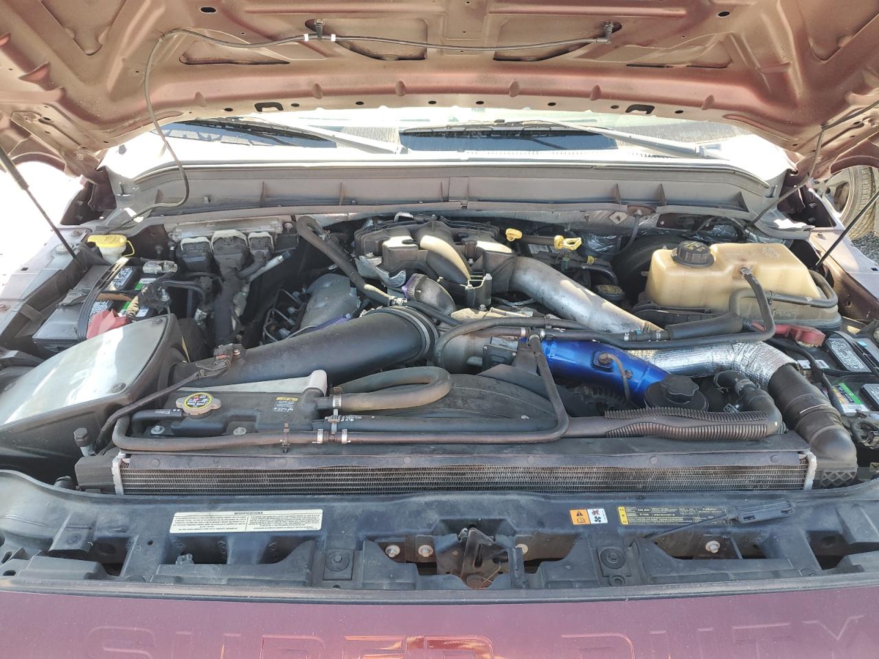 2013 Ford F250 VIN 1FT7W2BT7DEA01932 Copart auction photo, front end damage thumbnail 12