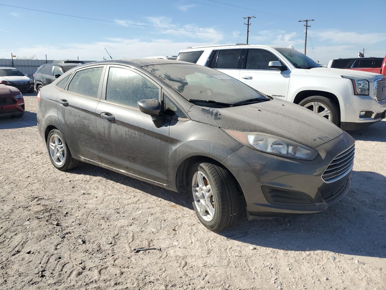 2019 Ford Fiesta VIN 3FADP4BJ5KM153926 Copart auction photo, water/flood damage thumbnail 4