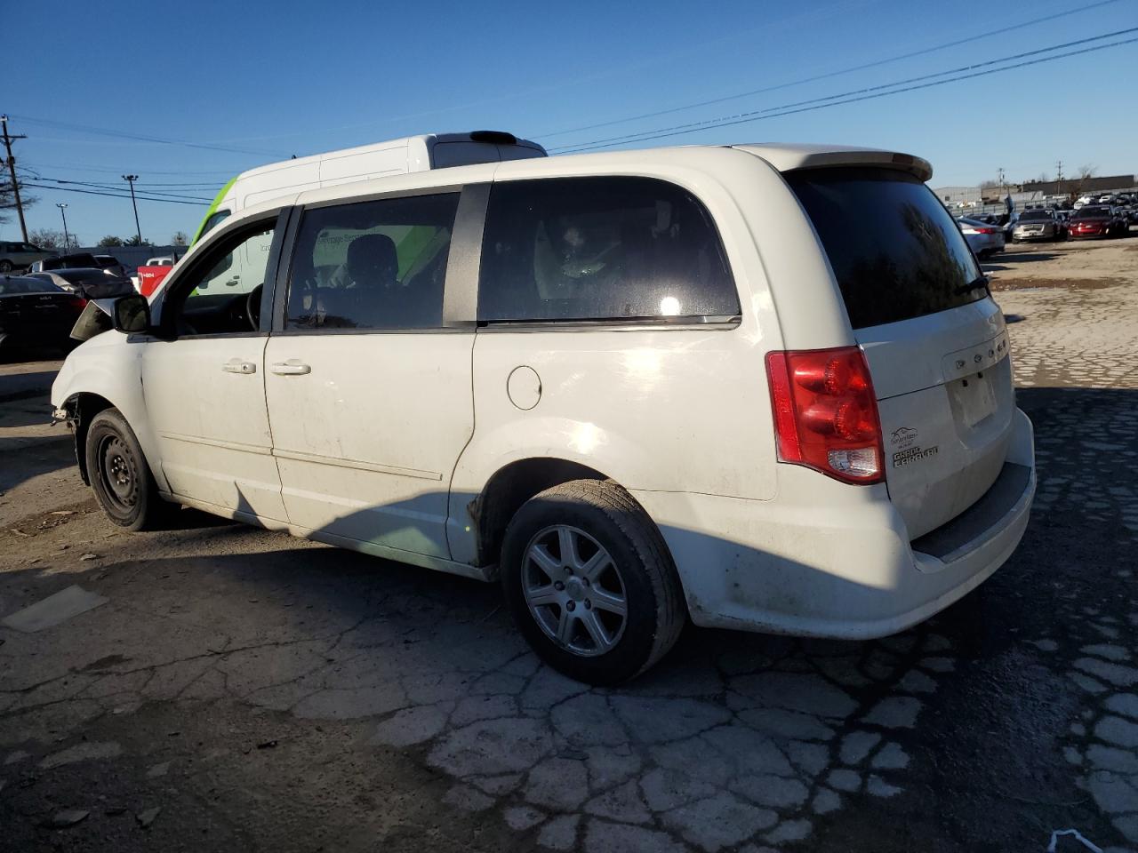 2012 Dodge Caravan VIN 2C4RDGBG7CR262929 Copart auction photo, front end / undercarriage damage thumbnail 2