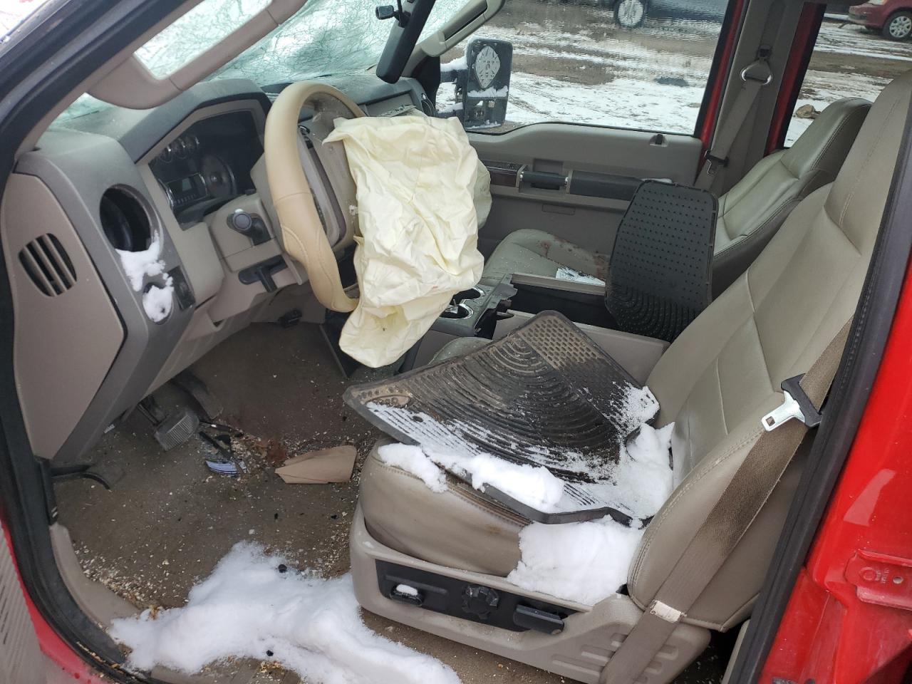 2008 Ford F250 VIN 1FTSW21R88ED83376 Copart auction photo, all over damage thumbnail 7