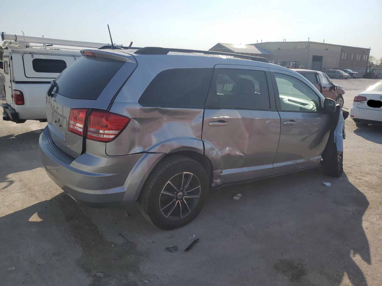 2018 Dodge Journey VIN 3C4PDCAB2JT531824 Copart auction photo, front end / undercarriage damage thumbnail 3