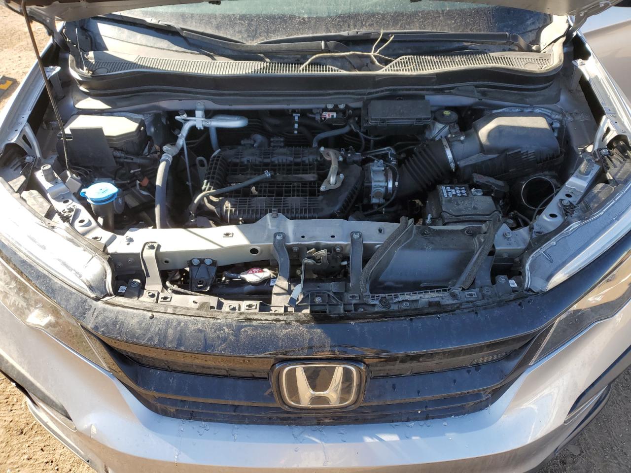 2022 Honda Pilot VIN 5FNYF6H82NB071854 Copart auction photo, mechanical / front end damage thumbnail 12