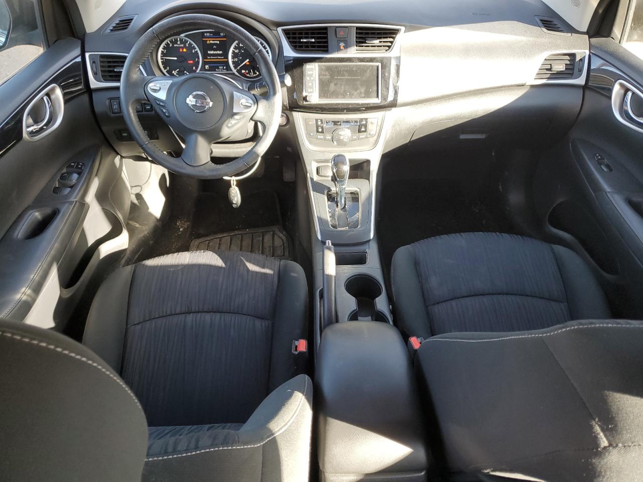 2019 Nissan Sentra VIN 3N1AB7AP6KY448600 Copart auction photo, front end / side damage thumbnail 8