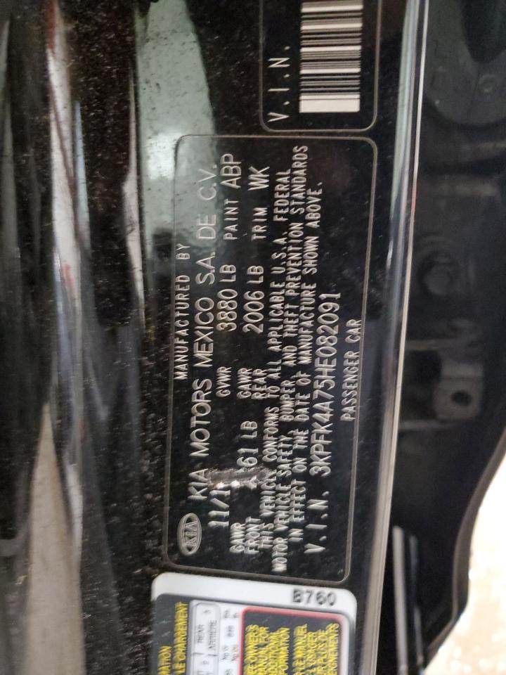 2017 KIA Forte VIN 3KPFK4A75HE082091 Copart auction photo, front end damage thumbnail 13