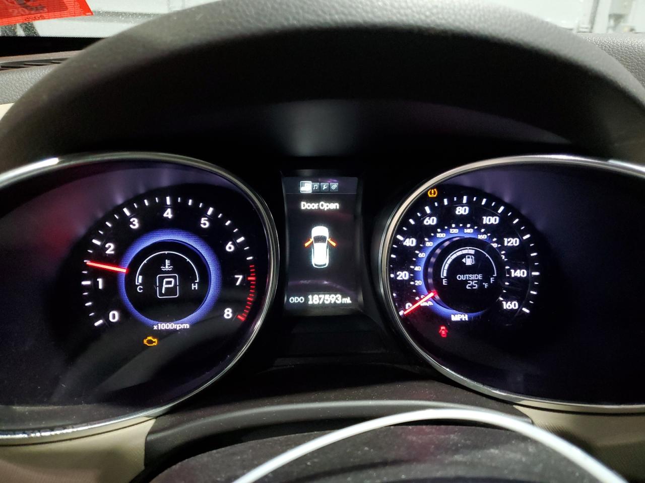 2013 Hyundai Santa Fe VIN 5XYZUDLB8DG085203 Copart auction photo, side damage thumbnail 9