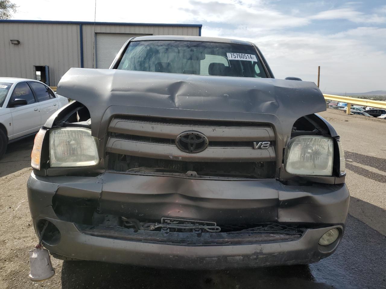 2004 Toyota Tundra VIN 5TBET38104S434359 Copart auction photo, front end damage thumbnail 5
