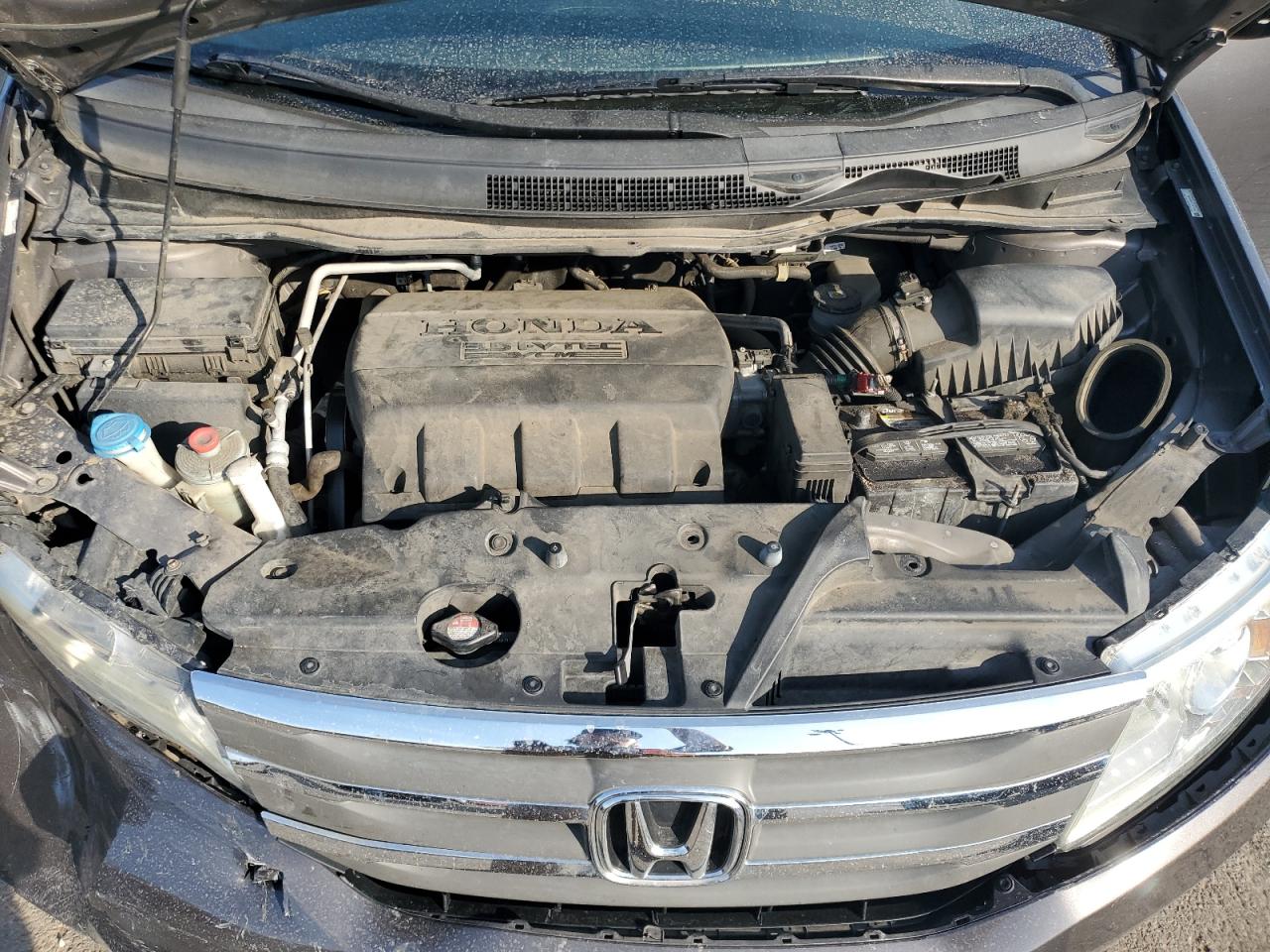 2013 Honda Odyssey VIN 5FNRL5H47DB051652 Copart auction photo, front end / rear end damage thumbnail 13