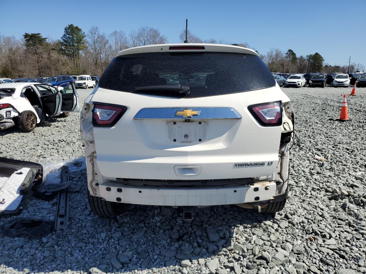 2013 Chevrolet Traverse VIN 1GNKRGKD5DJ108466 Copart auction photo, all over damage thumbnail 6