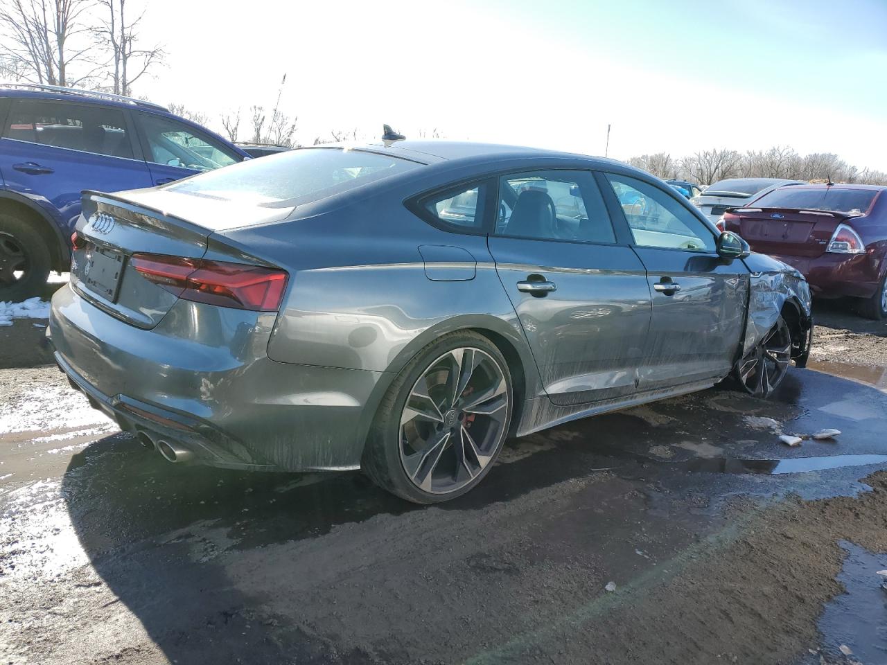 2021 Audi RS5 VIN WAUC4CF56MA003696 Copart auction photo, vandalism / all over damage thumbnail 3