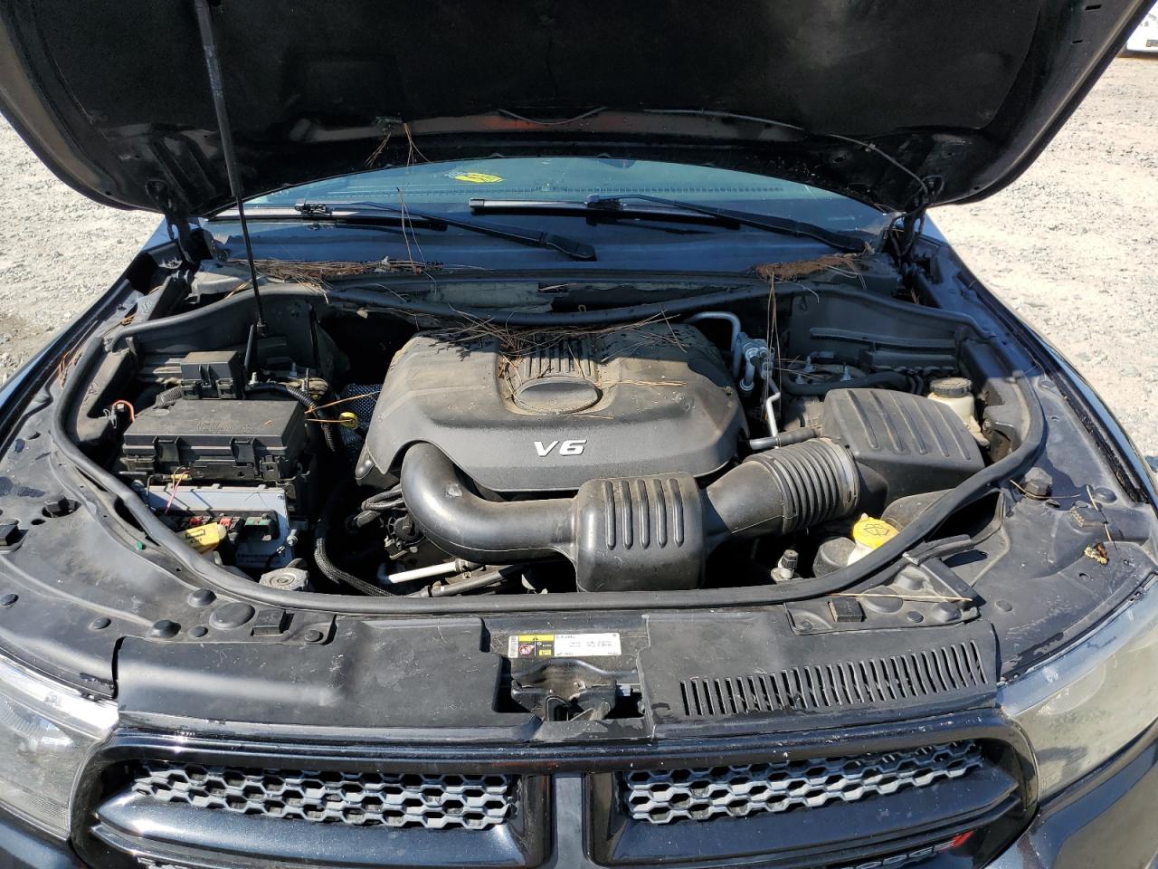 2013 Dodge Durango VIN 1C4RDHAG6DC691853 Copart auction photo, top/roof / front end damage thumbnail 12
